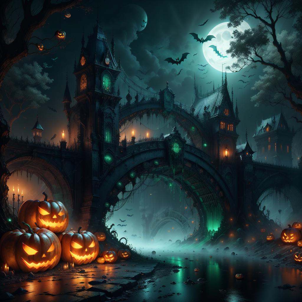 halloweentech ,  scifi,  supernatural green on Tensor.Art