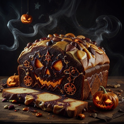 RAW Photo of HalloweenGlowStyleColor Purple bread on Tensor.Art