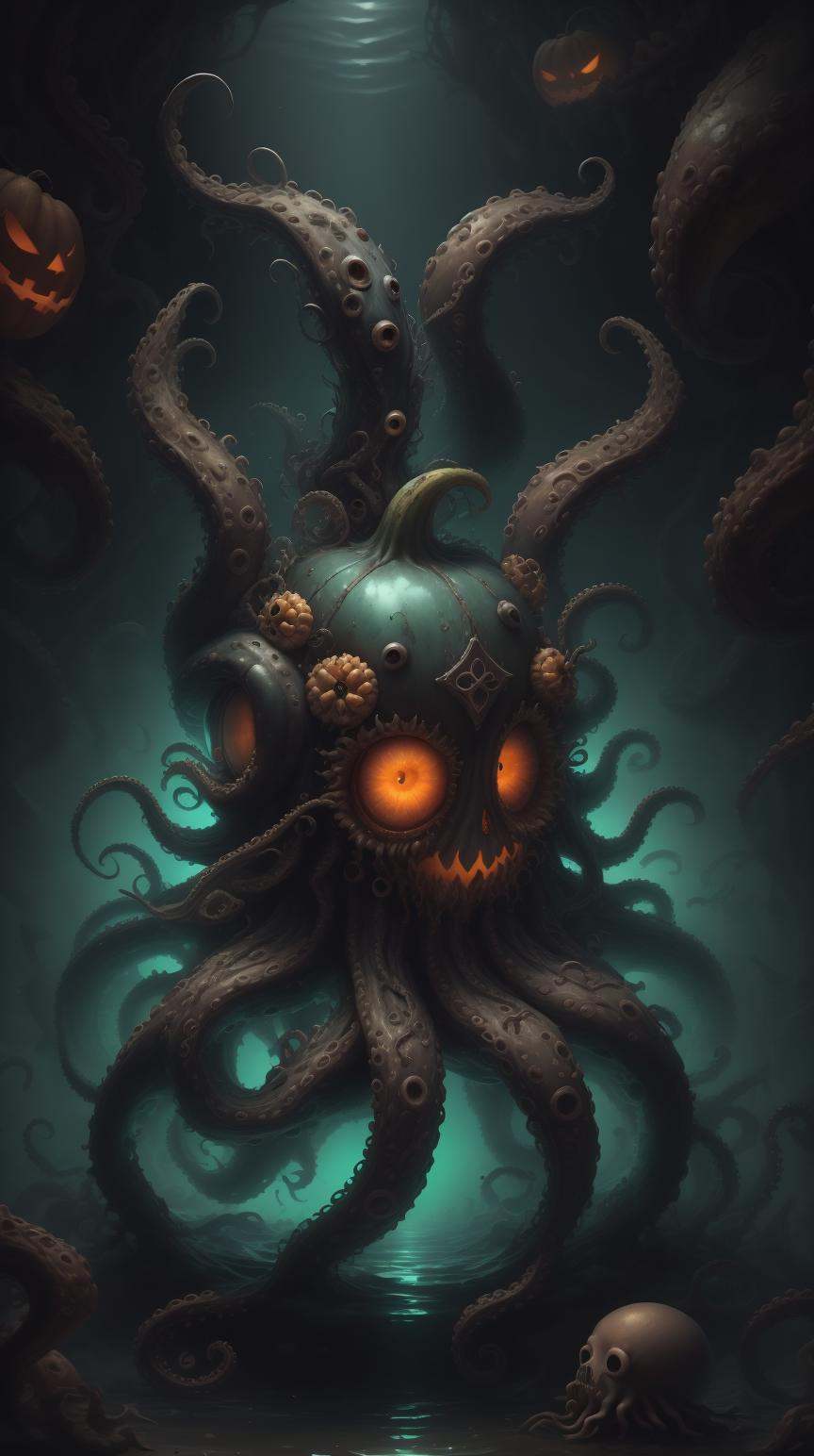 h4l0w3n5l0w5tyl3M3rg34ll octopus on Tensor.Art