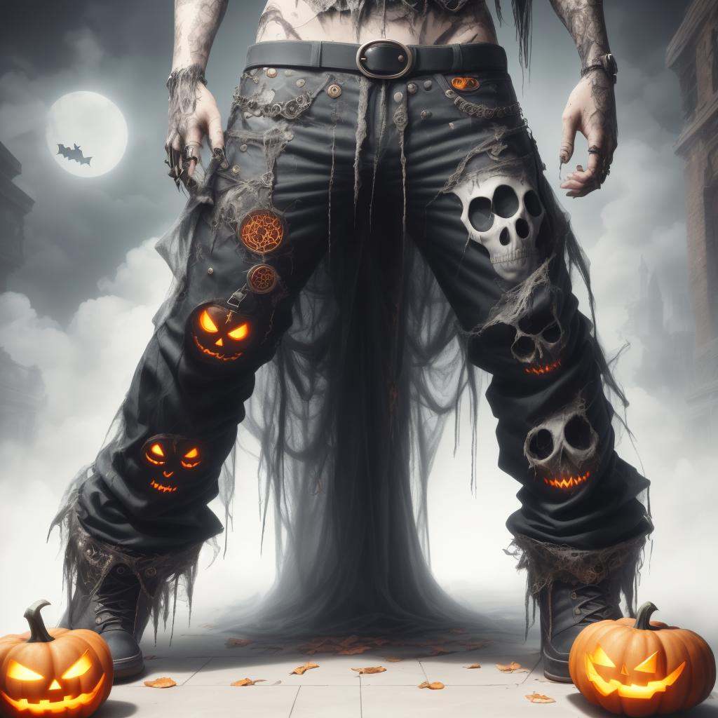 h4l0w3n5l0w5tyl3M3rg34ll pants on Tensor.Art