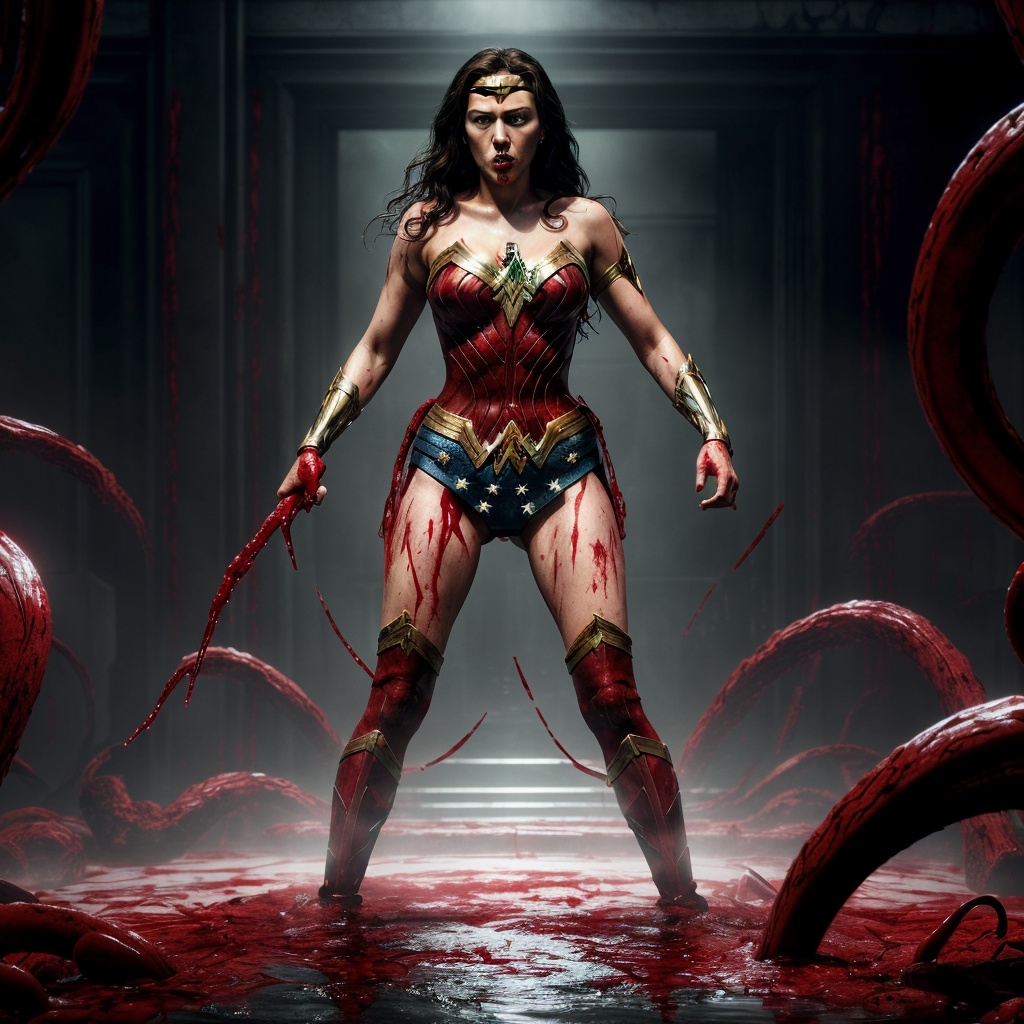 CarnageStyle,  ,  scarlett johansson as wonder woman on Tensor.Art