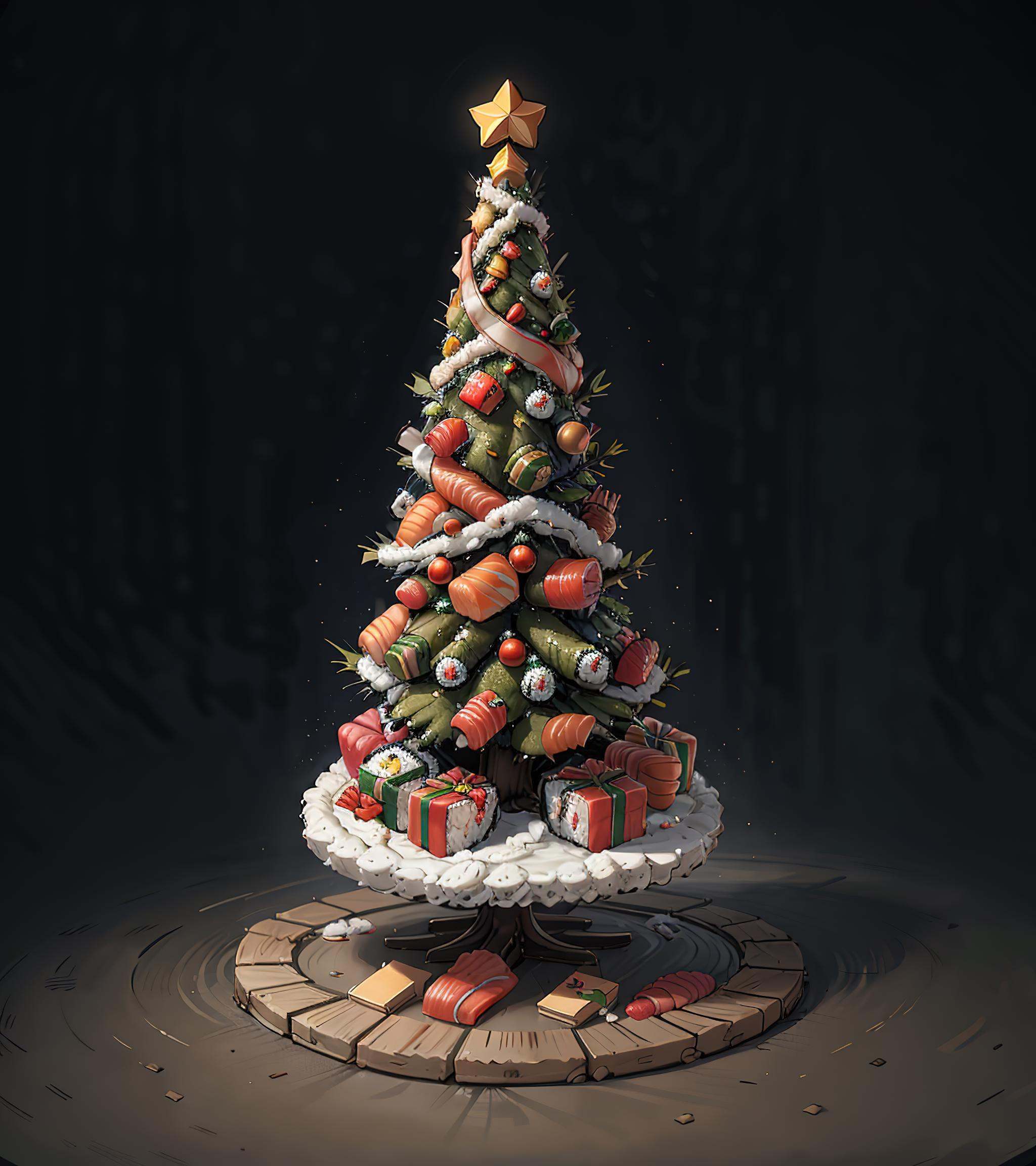 SushiStyle christmas tree on Tensor.Art
