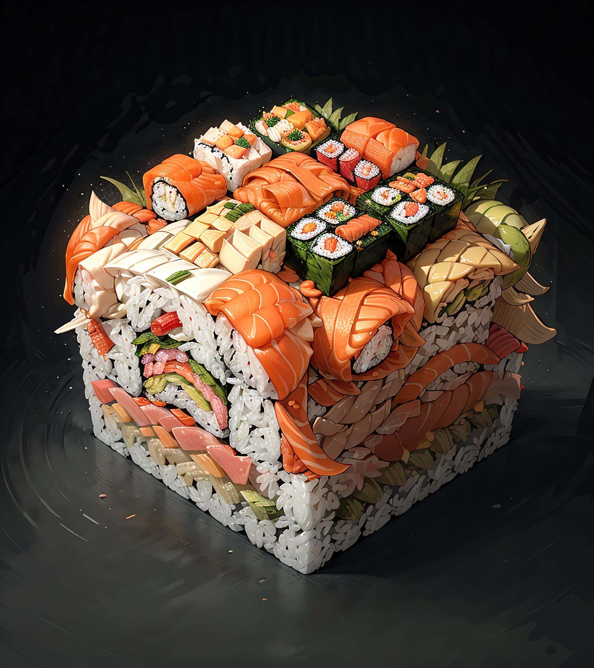 SushiStyle cube on Tensor.Art