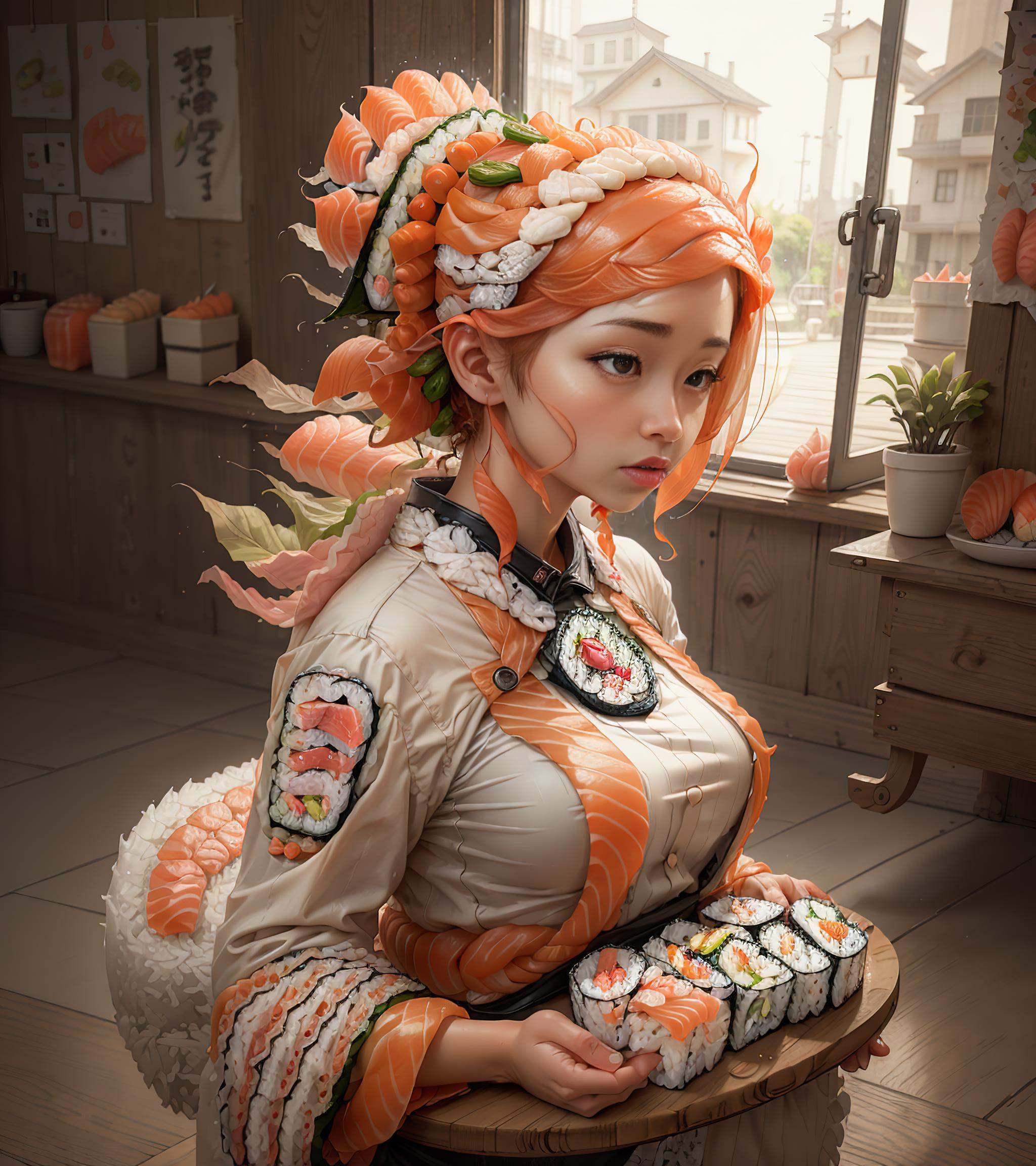 SushiStyle woman on Tensor.Art