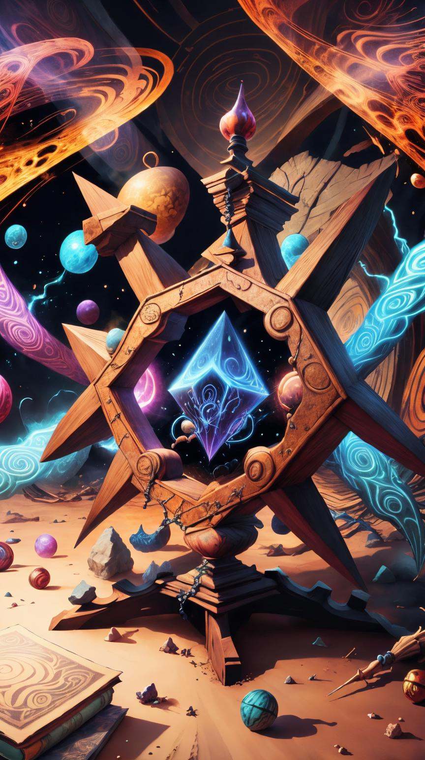AbstractPattern Arcane summoner on Tensor.Art