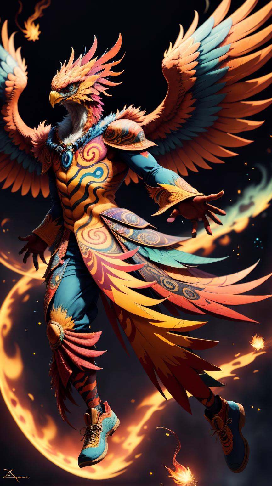AbstractPattern Phoenix sorcerer on Tensor.Art