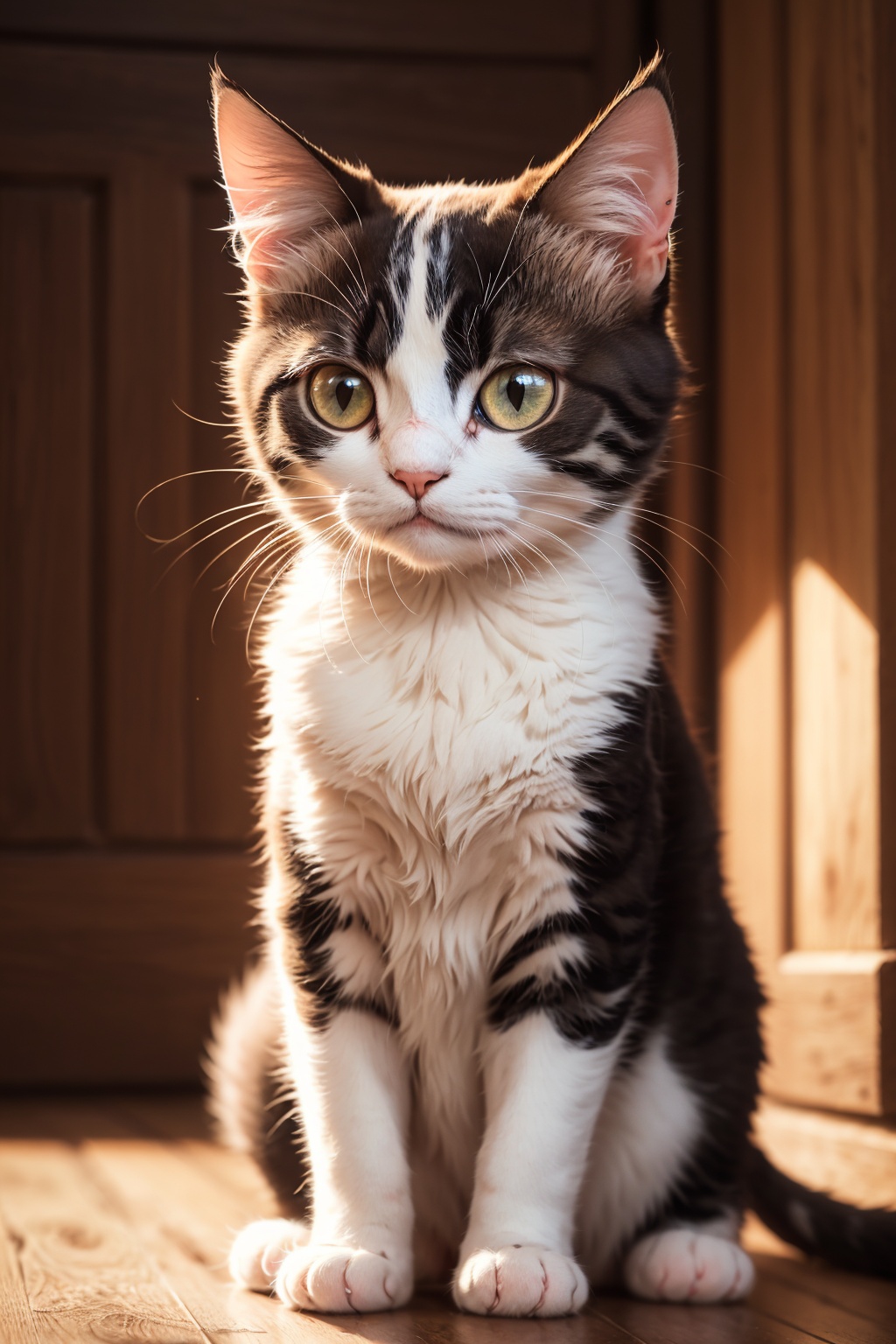 a cute cat portrait,  (best quality,  highres) on Tensor.Art