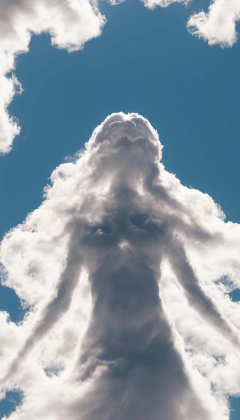 a photo of a cloud that looks like galadriel on Tensor.Art