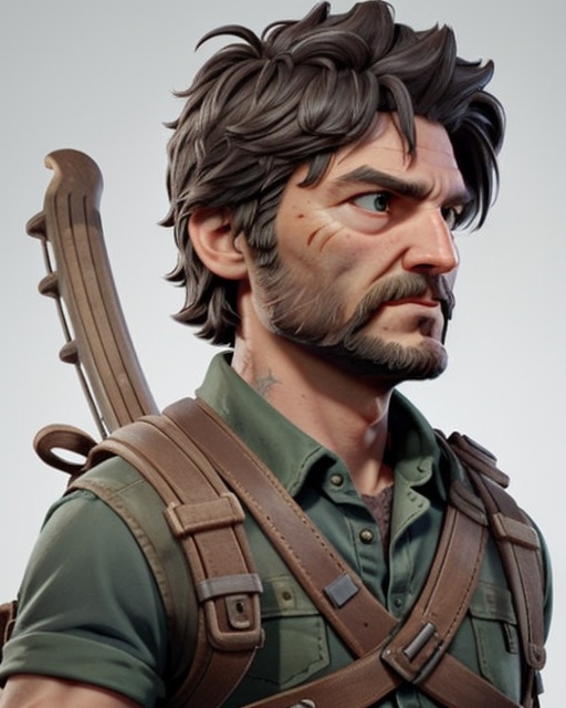 3DMM 3d stylized TheLastOfUs joel ICTStyle on Tensor.Art