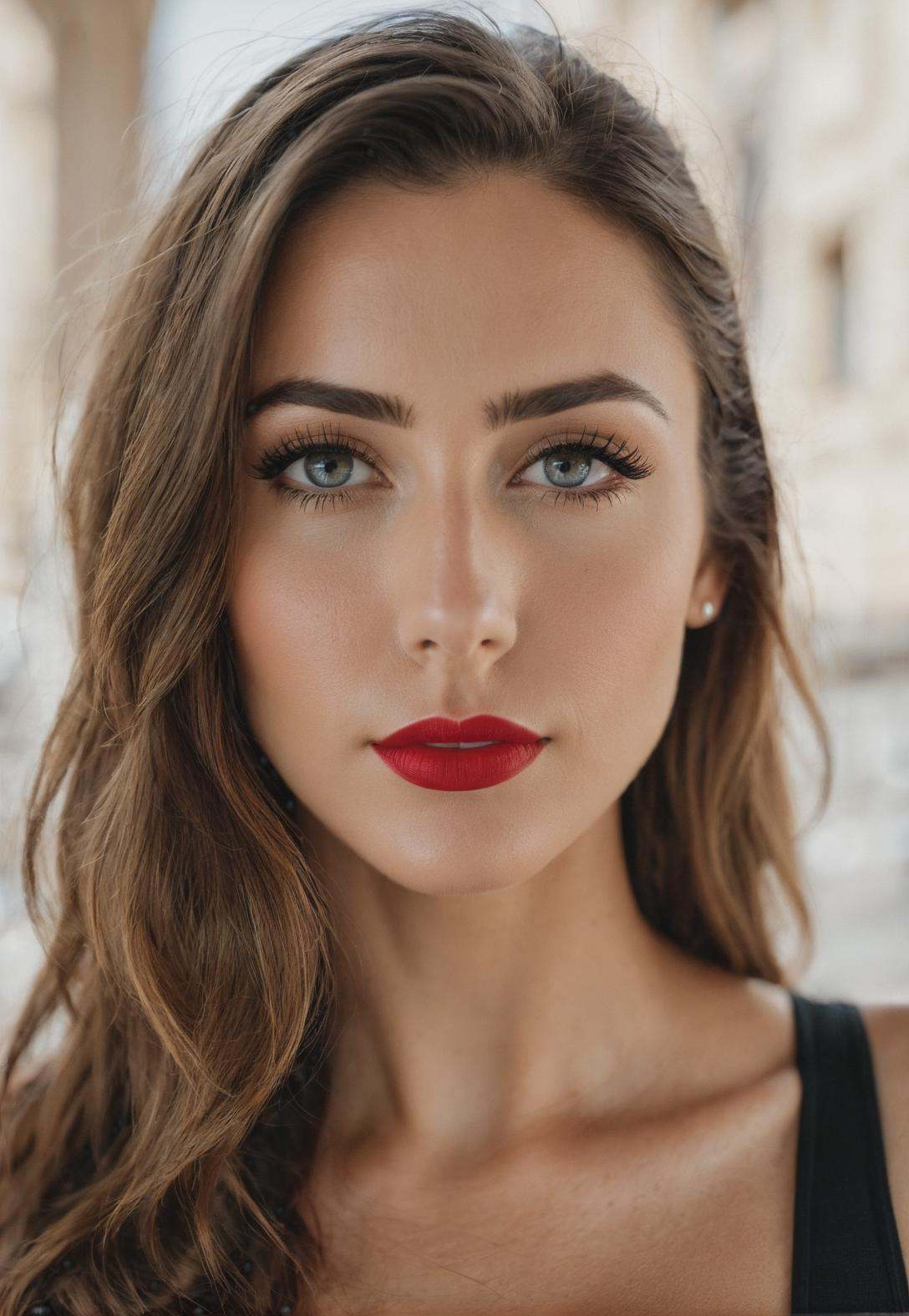 Woman,  cute 30 y.o.,  brunette on Tensor.Art