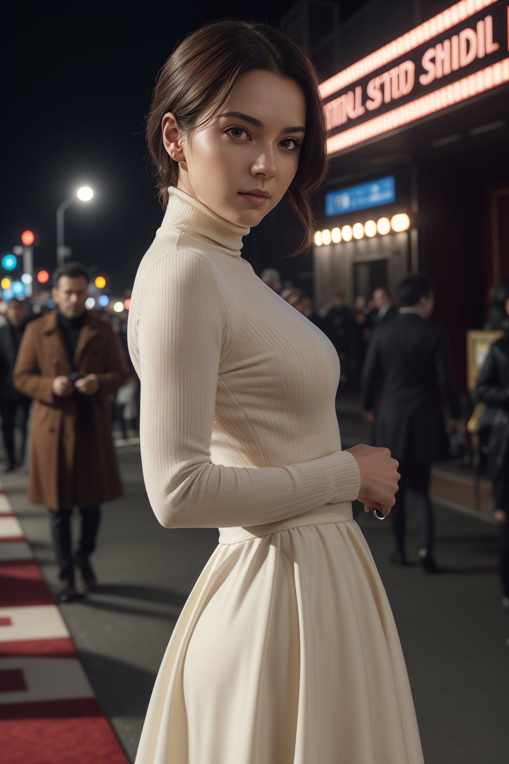 (best quality,  masterpiece) photo of ,  a woman as a movie star on Tensor.Art