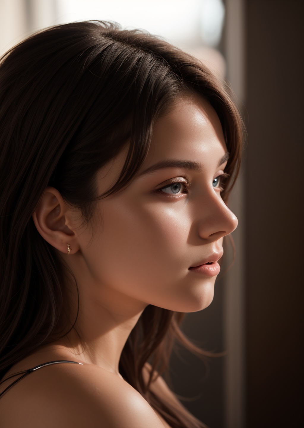 gorgeous lustrous 18 year old model,  sharp focus,  photoshoot on Tensor.Art