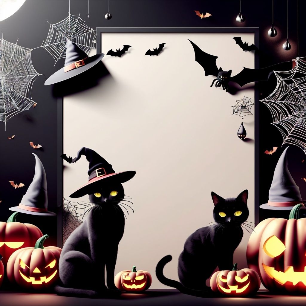 bare tree, bat, ghost, ghost costume, halloween, jack-o'-lantern, moon, pumpkin, spider web, witch hat, candy, spider, tree, castle, bat wings, full moon, hat, emoji, demon tail, whiteboard, lantern, wings, black cat, house, night, demon horns, skeleton, gate, cape, food, head wings, scythe, branch, mini witch hat, candle, lamppost, black wings, church, tower