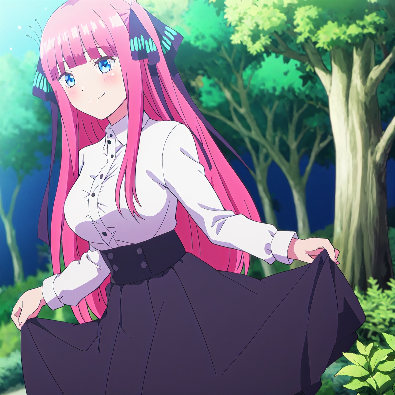 nino,  1girl,  blue eyes by biowa on Tensor.Art