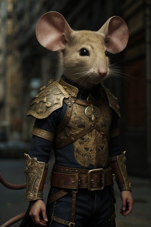 absurdres,1girl,solo,*****,incredibly absurdres,reality,full_shot,<lora:mouse:0.8>,mouse,armor,