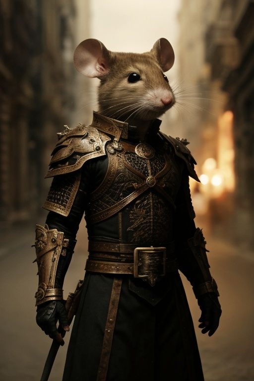 absurdres,1girl,solo,*****,incredibly absurdres,reality,full_shot,<lora:mouse:0.8>,mouse,armor,