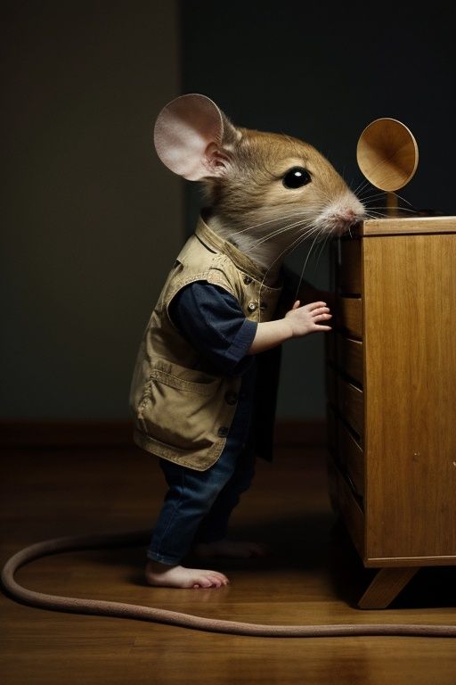 absurdres,1girl,solo,*****,incredibly absurdres,reality,full_shot,<lora:mouse:0.8>,mouse,