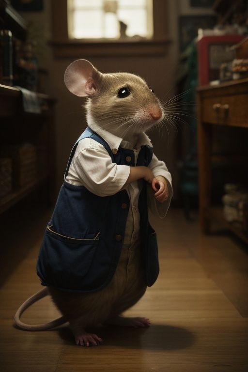 absurdres,1girl,solo,*****,incredibly absurdres,reality,full_shot,<lora:mouse:0.8>,mouse,