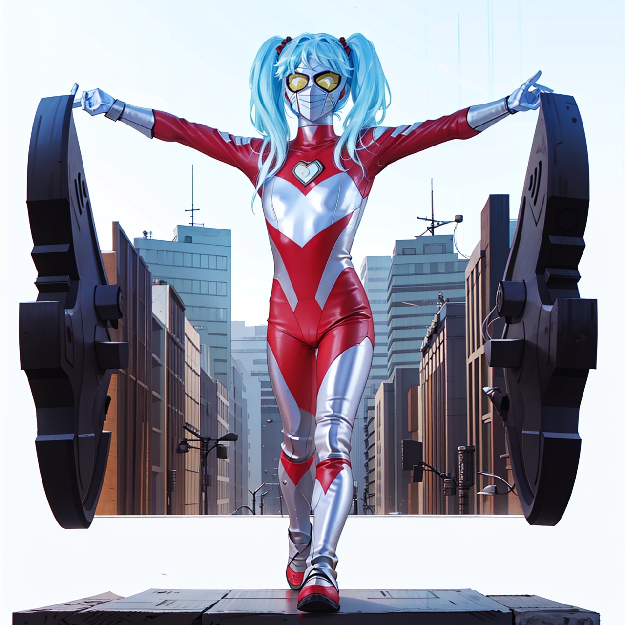  (masterpiece:1.3), (the best quality:1.2), (super fine illustrations:1.2), (Masterpiece), high quality, high detail,((white background:1.2)), looking at viewer, (SOLO:1.4),outline,,simple background,twintails,white bodysuit,white gloves,legwear,gloves,boots,logo,cover,mask,plugsuit,gem,bodysuit,red pattern on body,white tight-fitting,white footwear,helmet,leather suit,armor,latex
