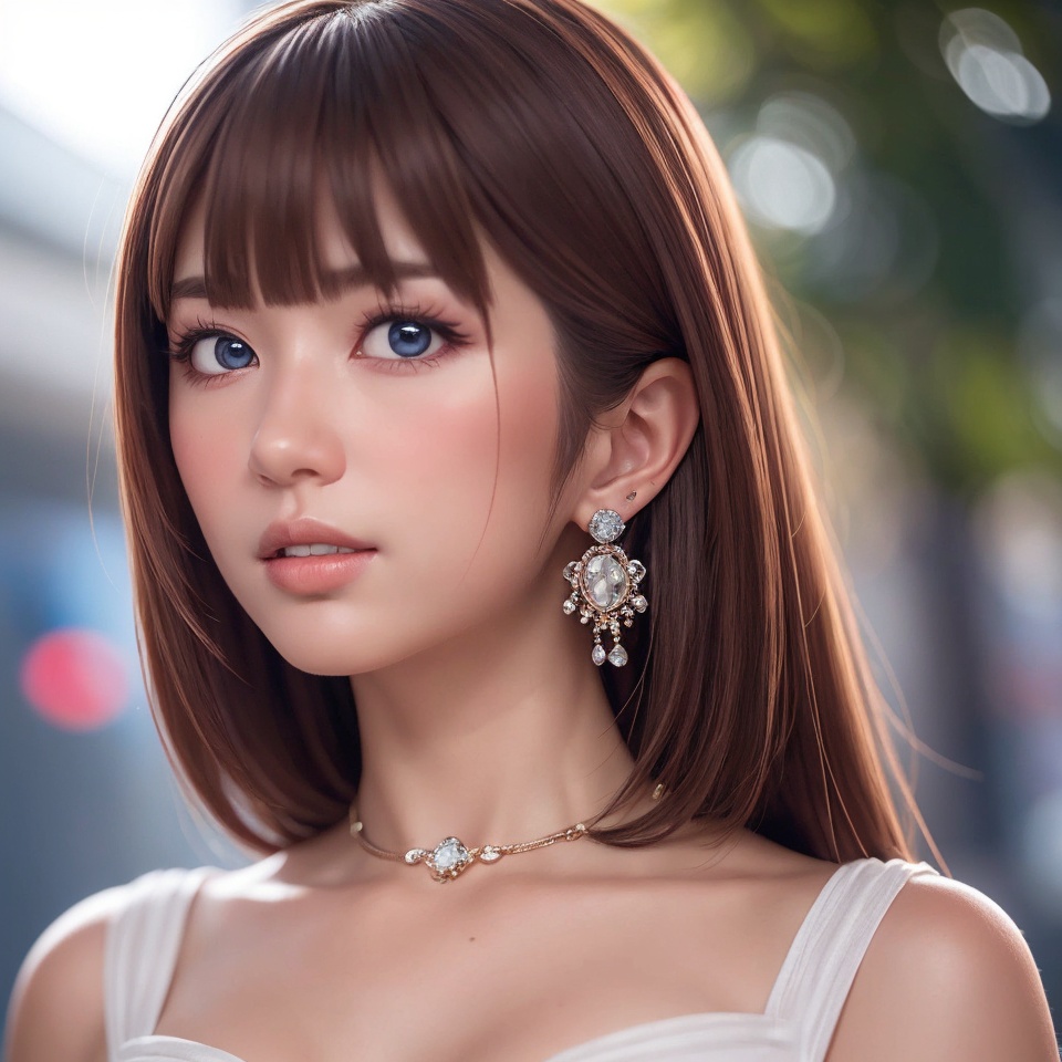(Realistic),  1 girl,  very bright backlighting on Tensor.Art