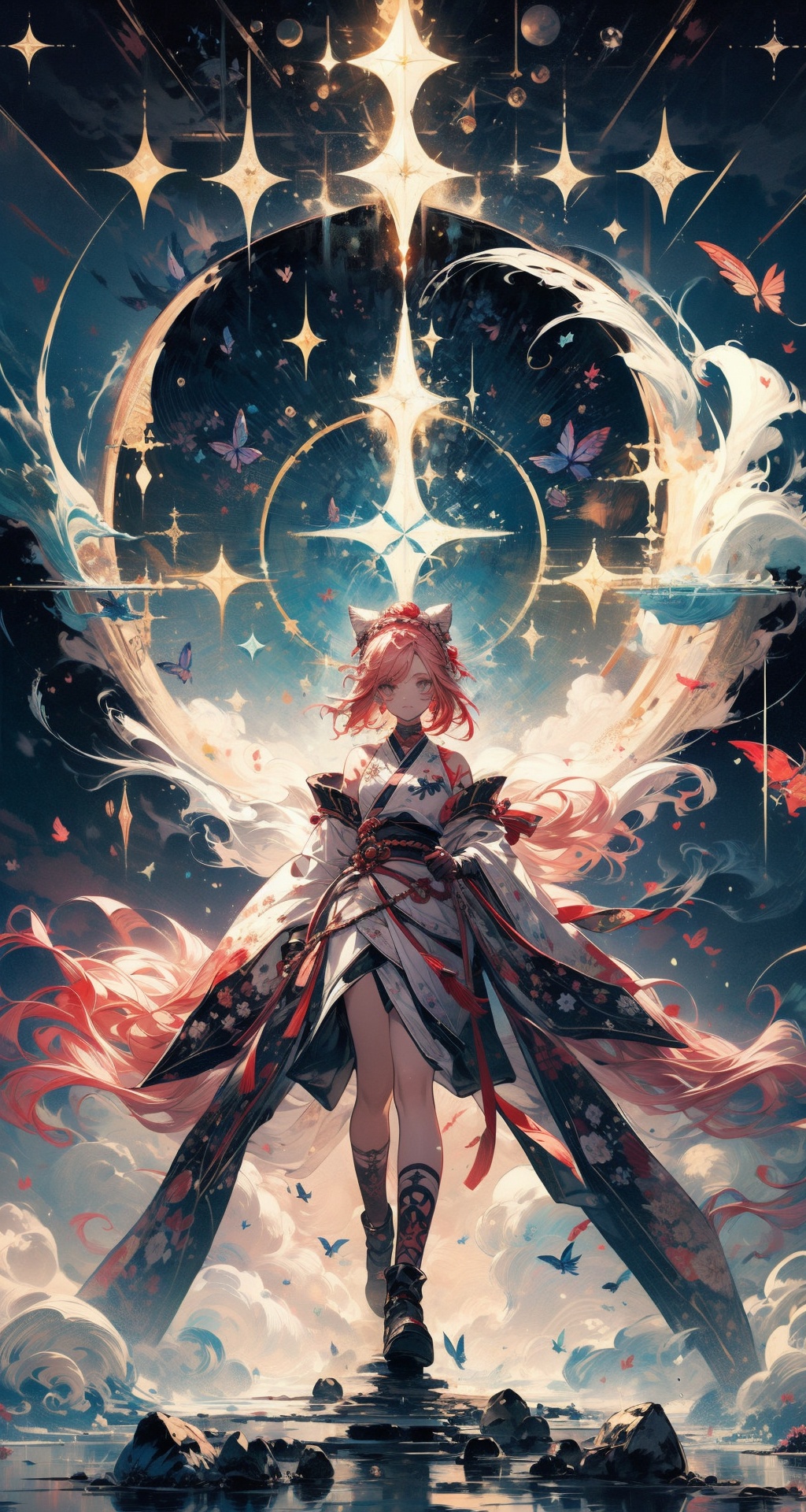 masterpiece,  1girl,  ibaraki_douji on Tensor.Art