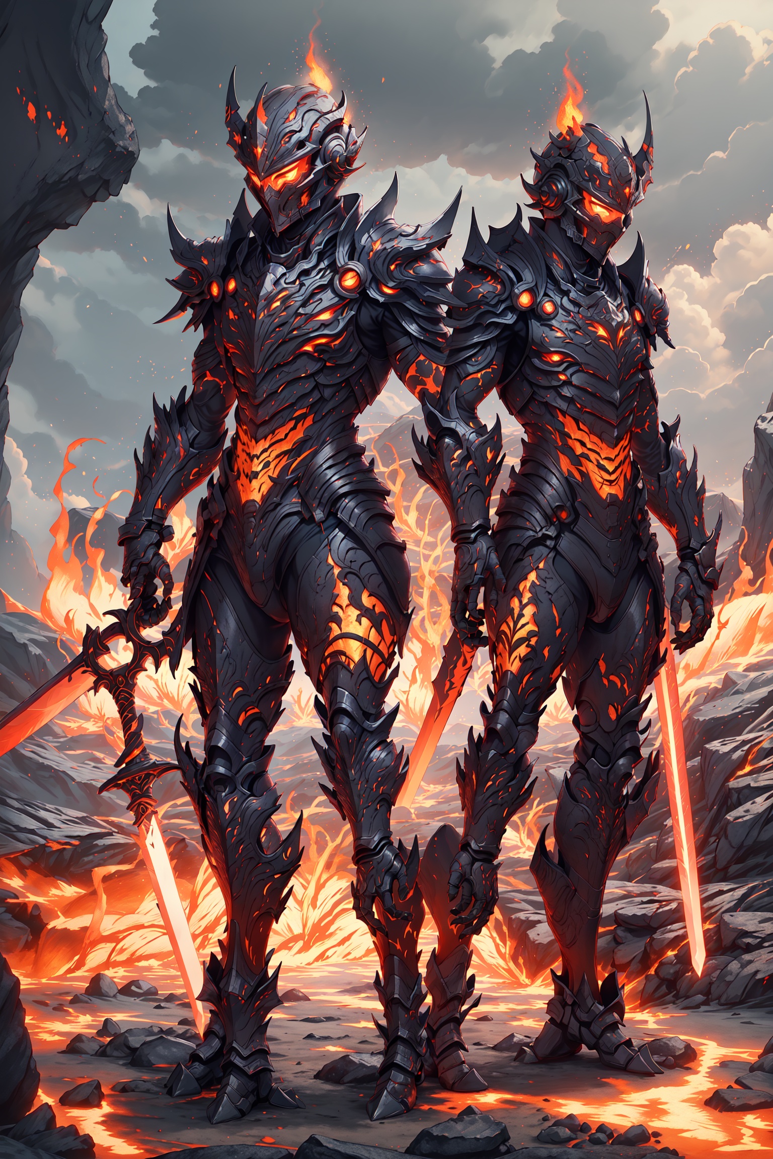 magma_knight,  helmet,  full_gear on Tensor.Art