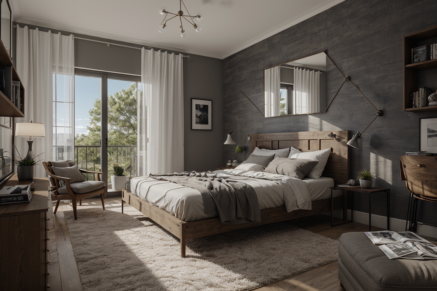 Scene of Solarpunk Bedroom,  4k,  Ultra Realistic on Tensor.Art