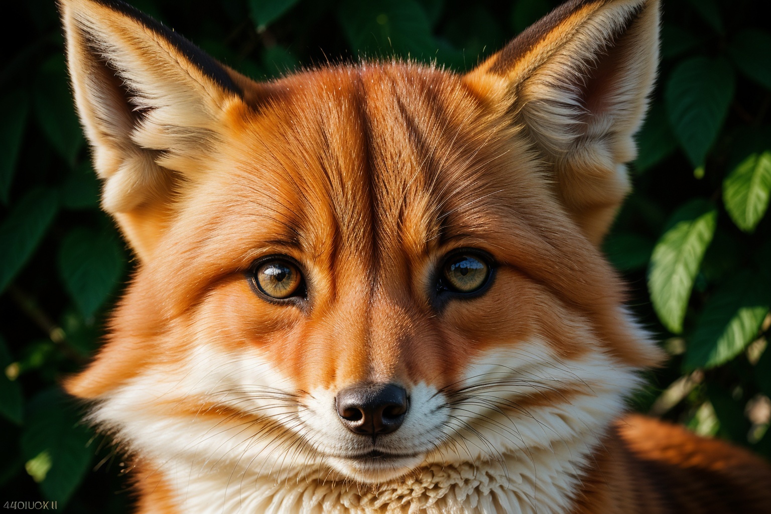 fox,  beautiful detailed eyes,  fluffy fur on Tensor.Art