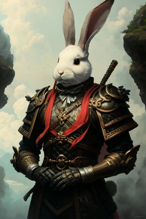absurdres,1boy,solo,*****,incredibly absurdres,reality,upper_body,<lora:rabbit:0.8>,rabbit,armor,