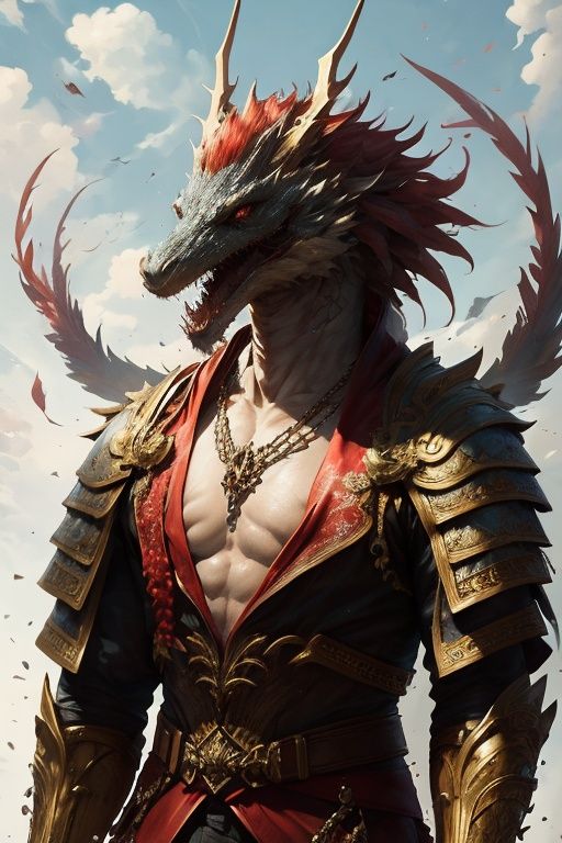 absurdres,1boy,solo,*****,incredibly absurdres,reality,upper_body,<lora:Loong:0.8>,Loong,armor,