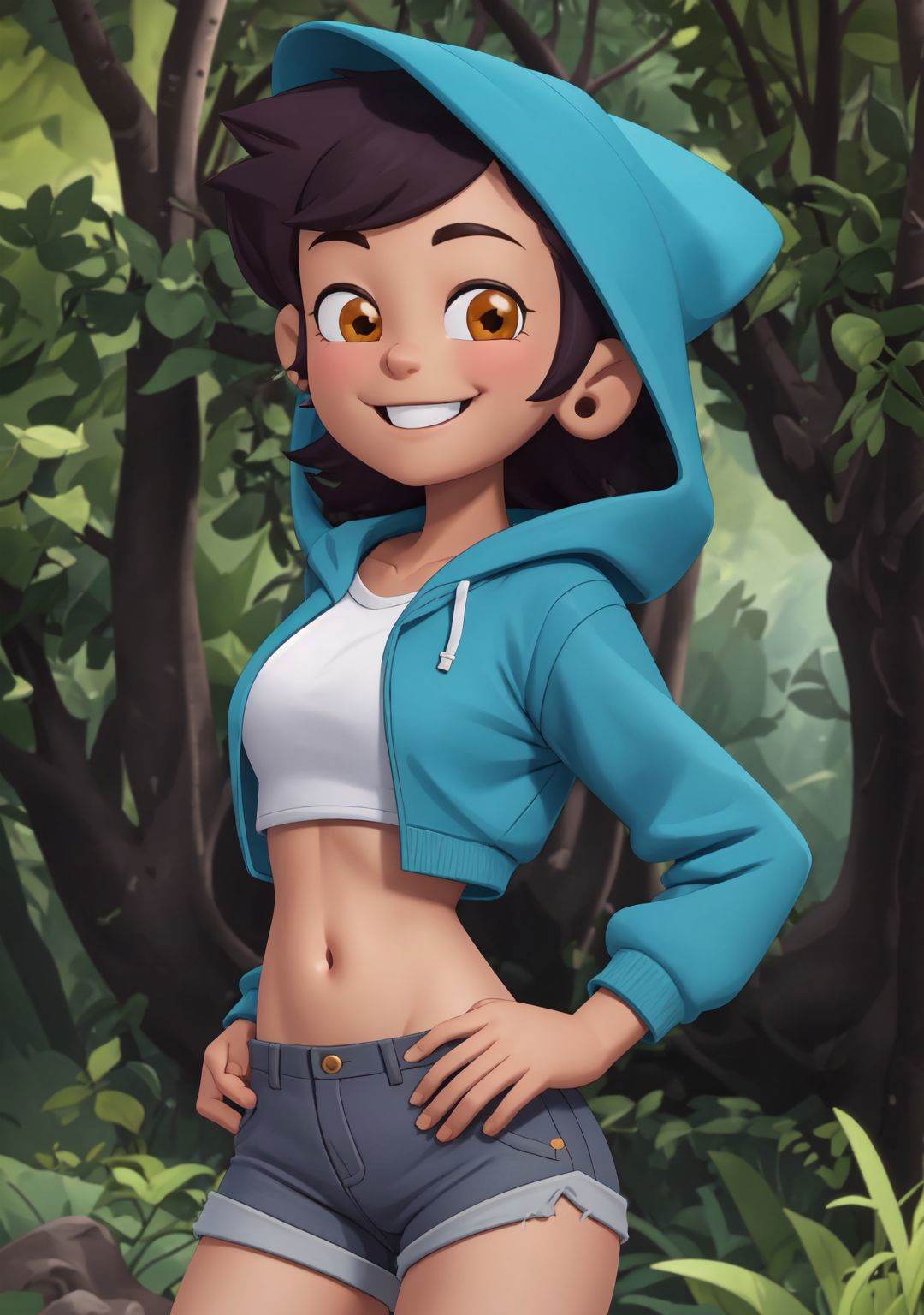 high quality 3d image of ,  close up,  smiling on Tensor.Art
