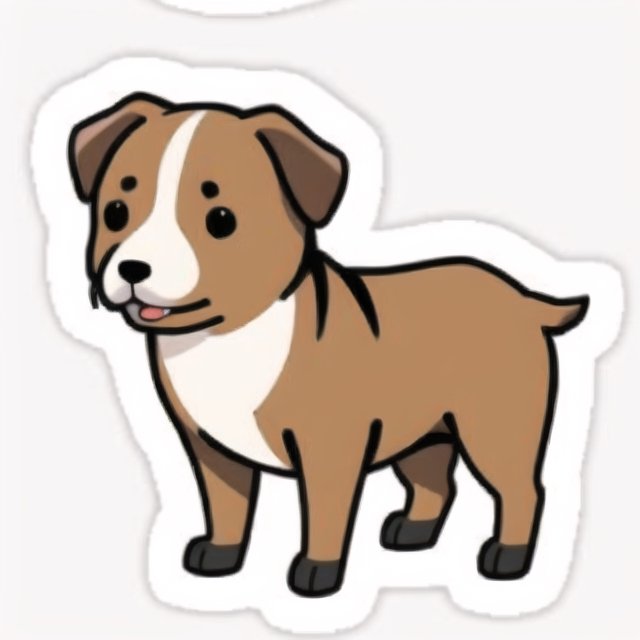 dog,  rsticker,  full body on Tensor.Art