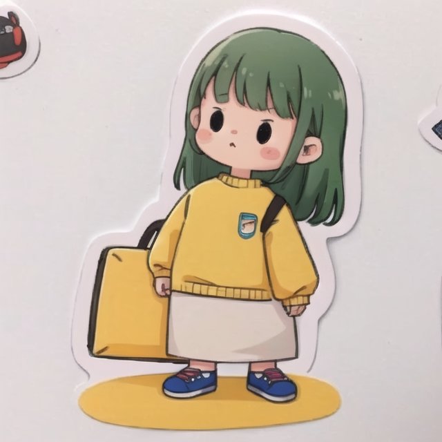tall girl,  rsticker,  full body on Tensor.Art