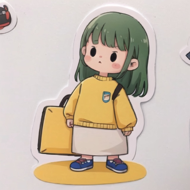 tall girl,  rsticker,  full body on Tensor.Art