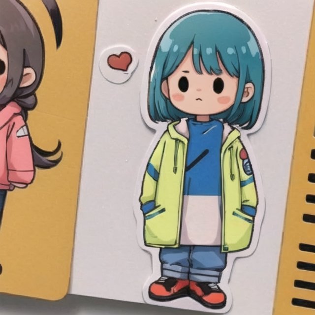 girl,  rsticker,  full body on Tensor.Art