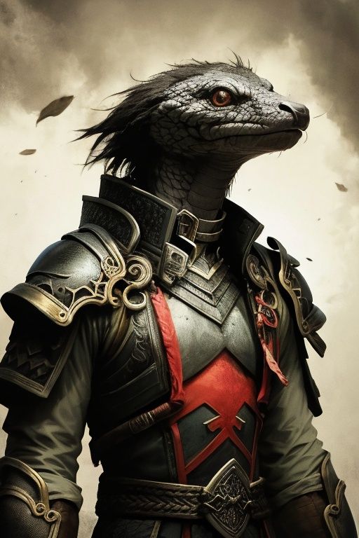 absurdres,1boy,solo,*****,incredibly absurdres,reality,upper_body,<lora:snake:0.8>,snake,armor,
