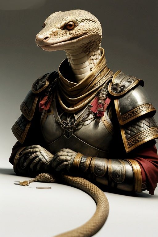 absurdres,solo,*****,incredibly absurdres,reality,upper_body,<lora:snake:0.9>,snake,armor,