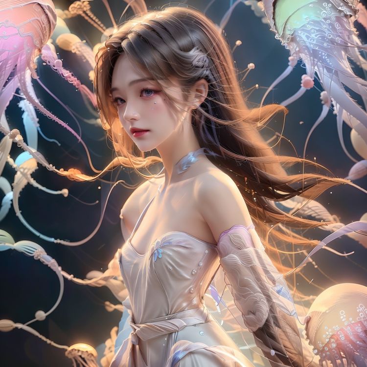 彩衣水母-多姿仙女 by 小苏AIGC on Tensor.Art