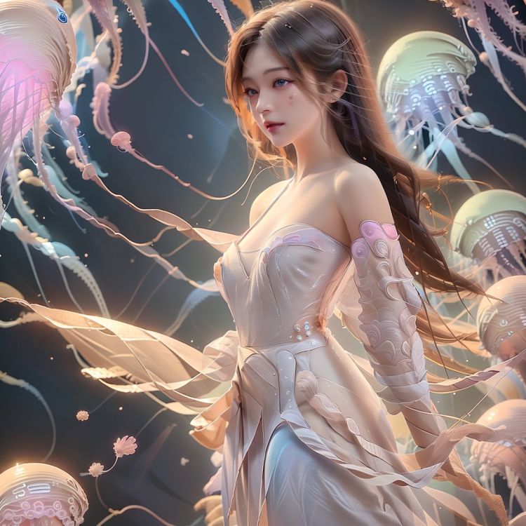 彩衣水母-多姿仙女 by 小苏AIGC on Tensor.Art