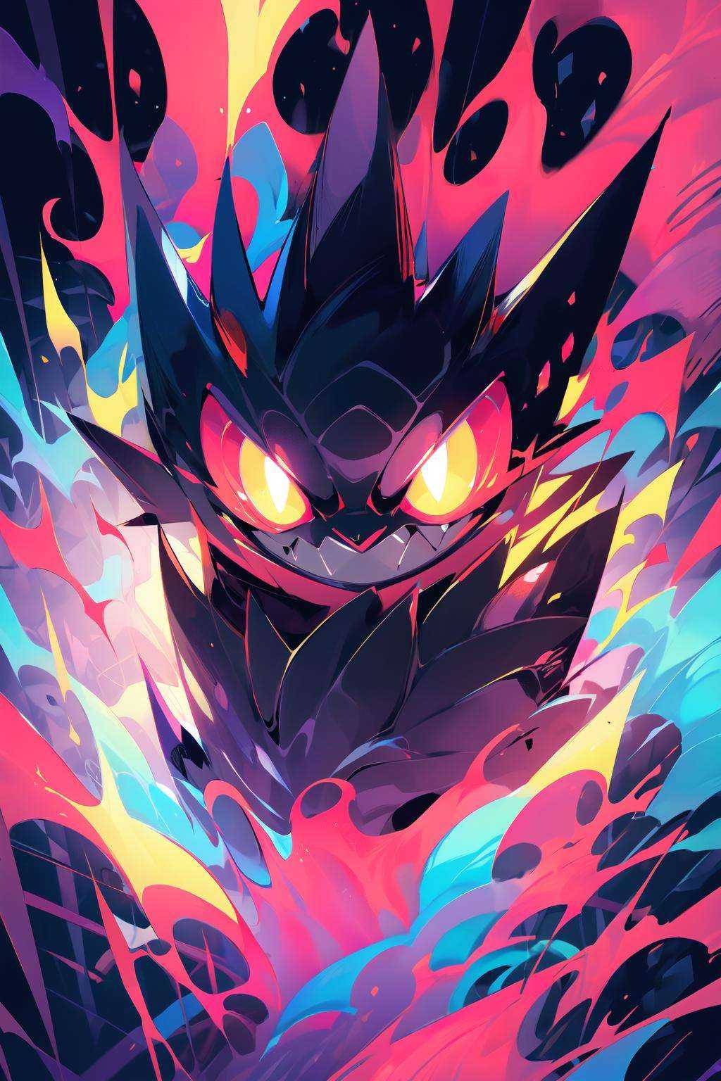 (masterpiece:1.2), best quality,PIXIV, Gengar, <lora:Gengar_20231030164316-000016:1>