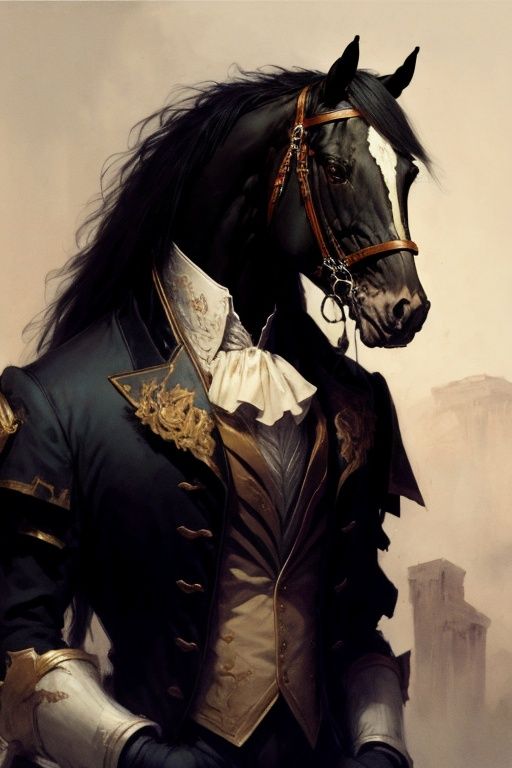 absurdres,1boy,solo,*****,incredibly absurdres,reality,<lora:horse:1>,horse,armor,bust,