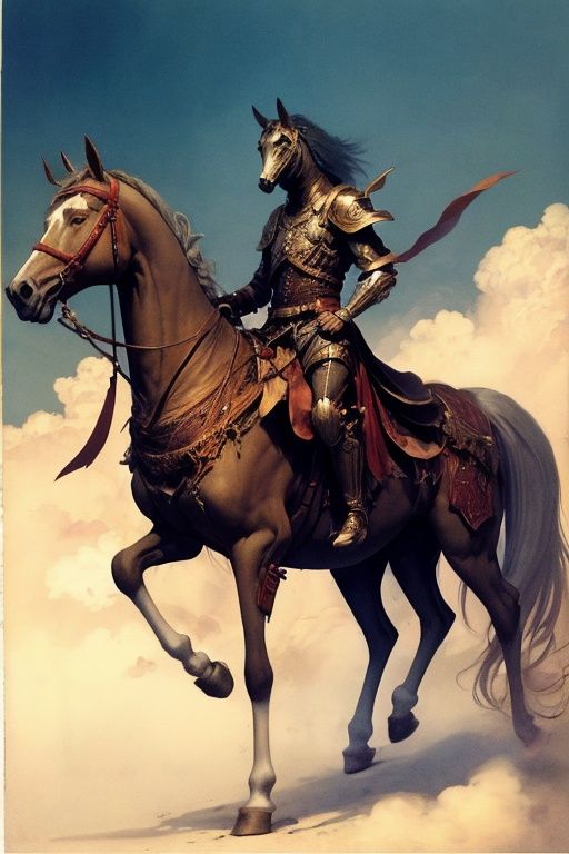 absurdres,solo,*****,incredibly absurdres,reality,upper_body,<lora:horse:0.85>,horse,armor,no reins,