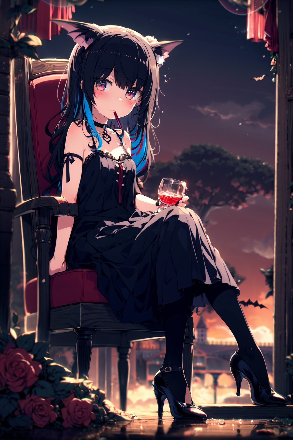 an extremely delicate and beautiful girl,  dynamic angle,  chromatic aberration by willy on Tensor.Art