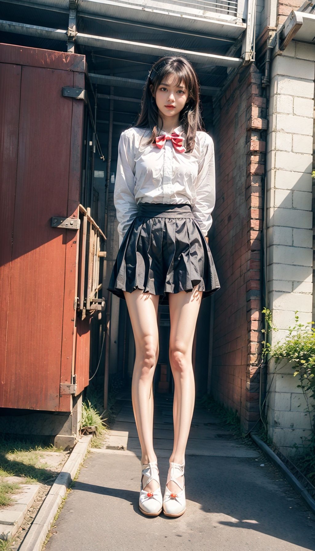  Super long legs, 1 girl, standing,
Professional studio, integrated short skirt, t,yuzu,pantyhose,sssr, sailor moon,1girl