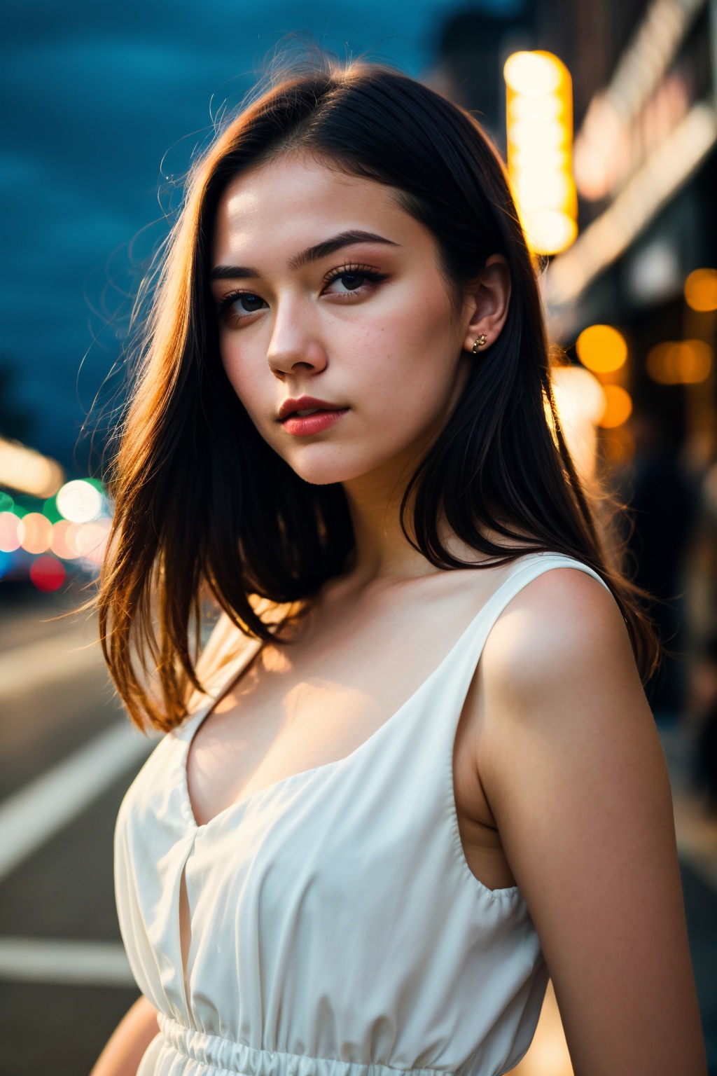 instagram photo,  closeup face photo of 18 y.o swedish woman in dress,  beautiful face by Shopon_skp on Tensor.Art