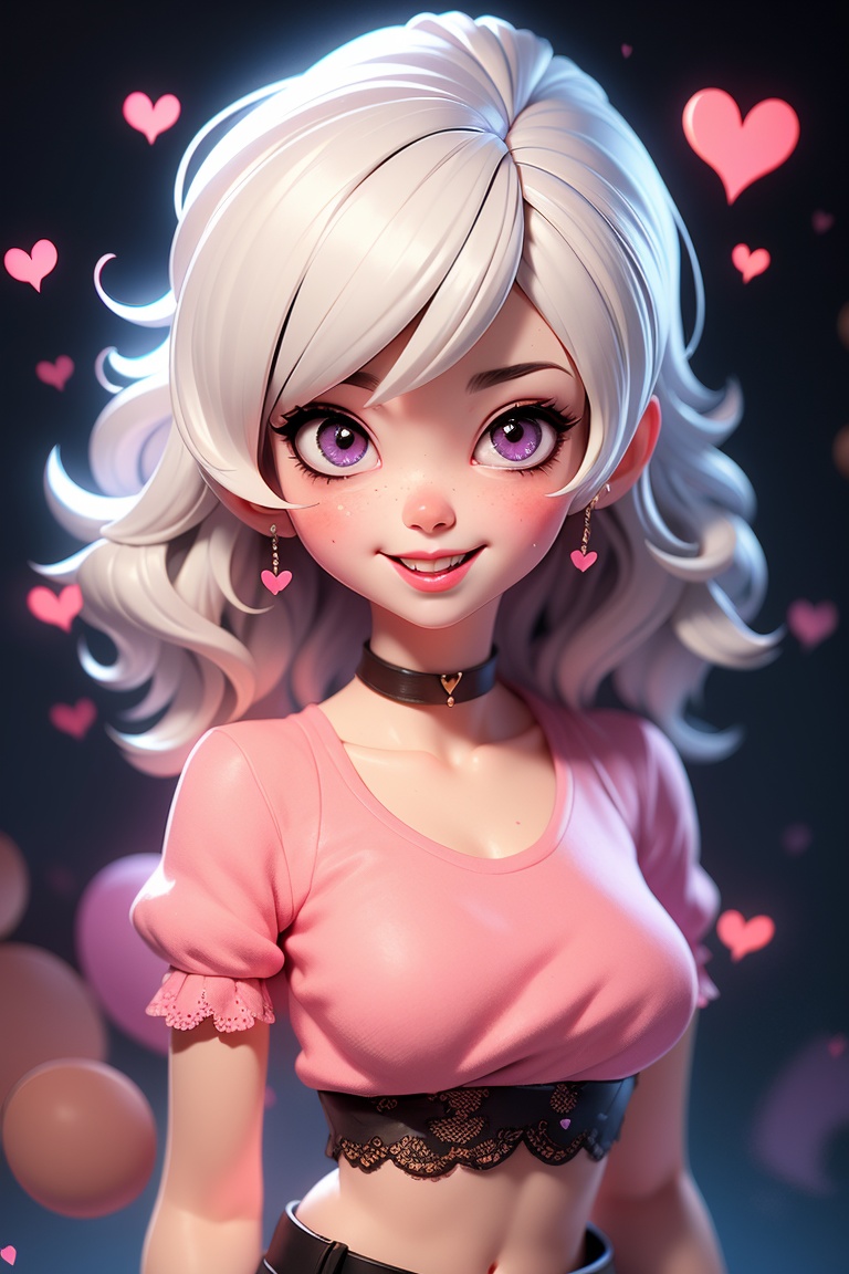 1girl,  heart-shaped pupils,  fingernails on Tensor.Art