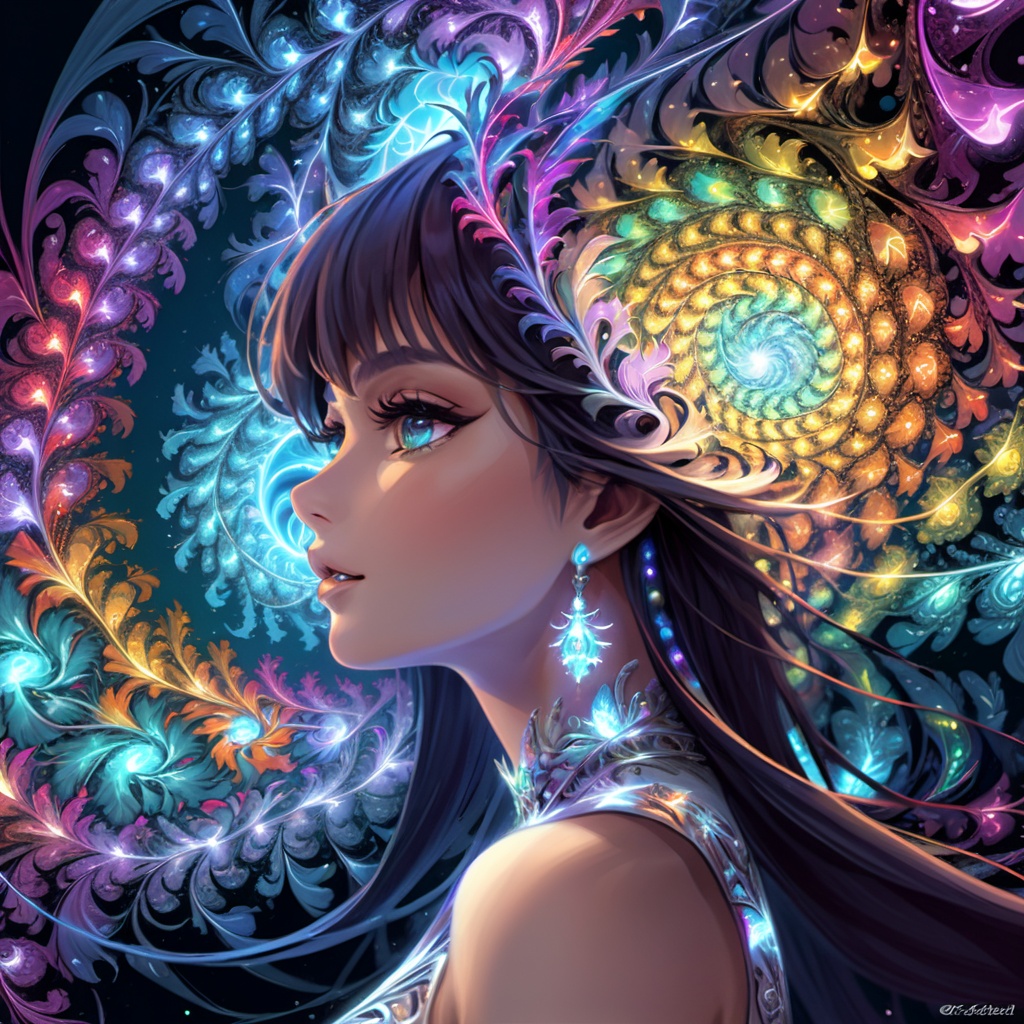  (masterpiece, top quality, best quality, official art, beautiful and aesthetic:1.2), (1girl), extreme detailed,(fractal art:1.3),colorful,highest detailed
