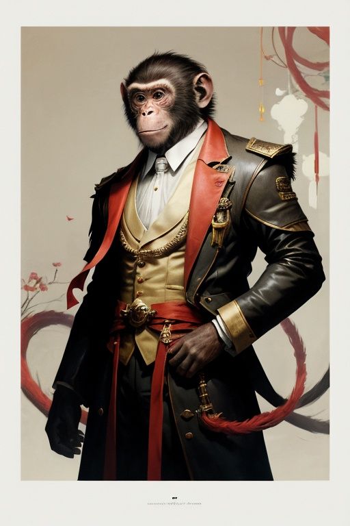 absurdres,1boy,solo,*****,incredibly absurdres,reality,full_shot,<lora:monkey:0.8>,monkey