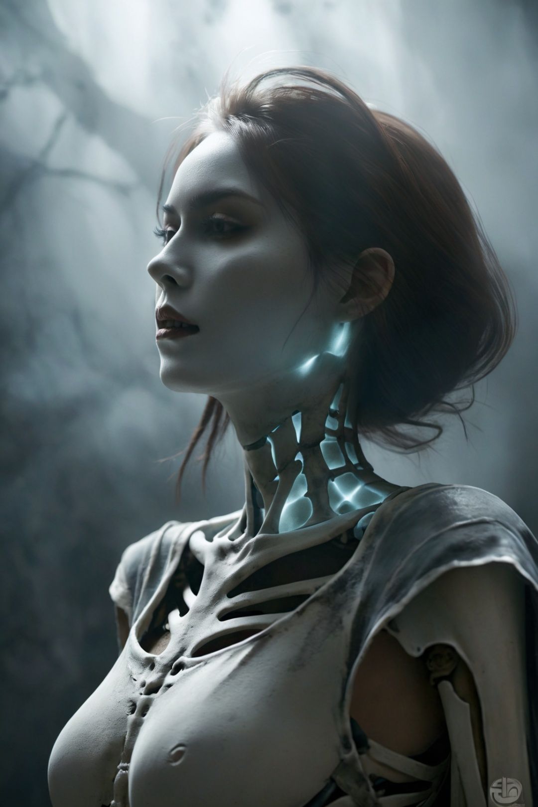  photo realistic, ultra details, natural light ultra detailed portrait of a female necromancer, skeleton face volumetric fog, Hyperrealism, breathtaking, ultra realistic, ultra detailed, cyber background, cinematic lighting, highly detailed, breathtaking, photography, stunning environment, wide-angle", "text_l": "photo realistic, ultra details, natural light ultra detailed portrait of a female necromancer, skeleton face volumetric fog, Hyperrealism, breathtaking, ultra realistic, ultra detailed, cyber background, cinematic lighting, highly detailed, breathtaking, photography, stunning environment, wide-angle, Fairy