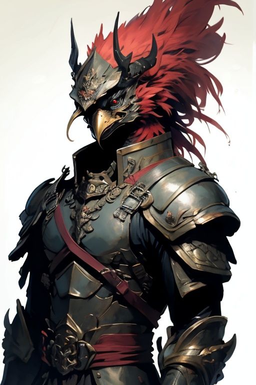 absurdres,1boy,solo,*****,incredibly absurdres,reality,armor,<lora:chicken:0.8>,upper_body,